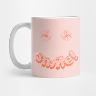 Smile! Groovy Retro Positive Design Mug